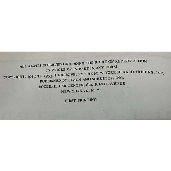 Vintage 1953 THE BEST OF H. T. WEBSTER A MEMORIAL COLLECTION BOOK 1ST Printing - Picture 7 of 9